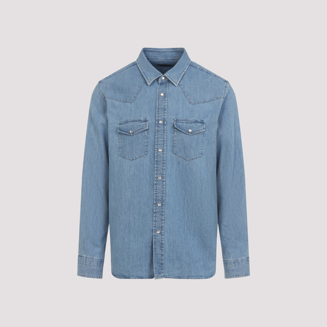 Tom Ford Shirts - Blue | ae61760a82952a952bfd46edf3704918fc73731b