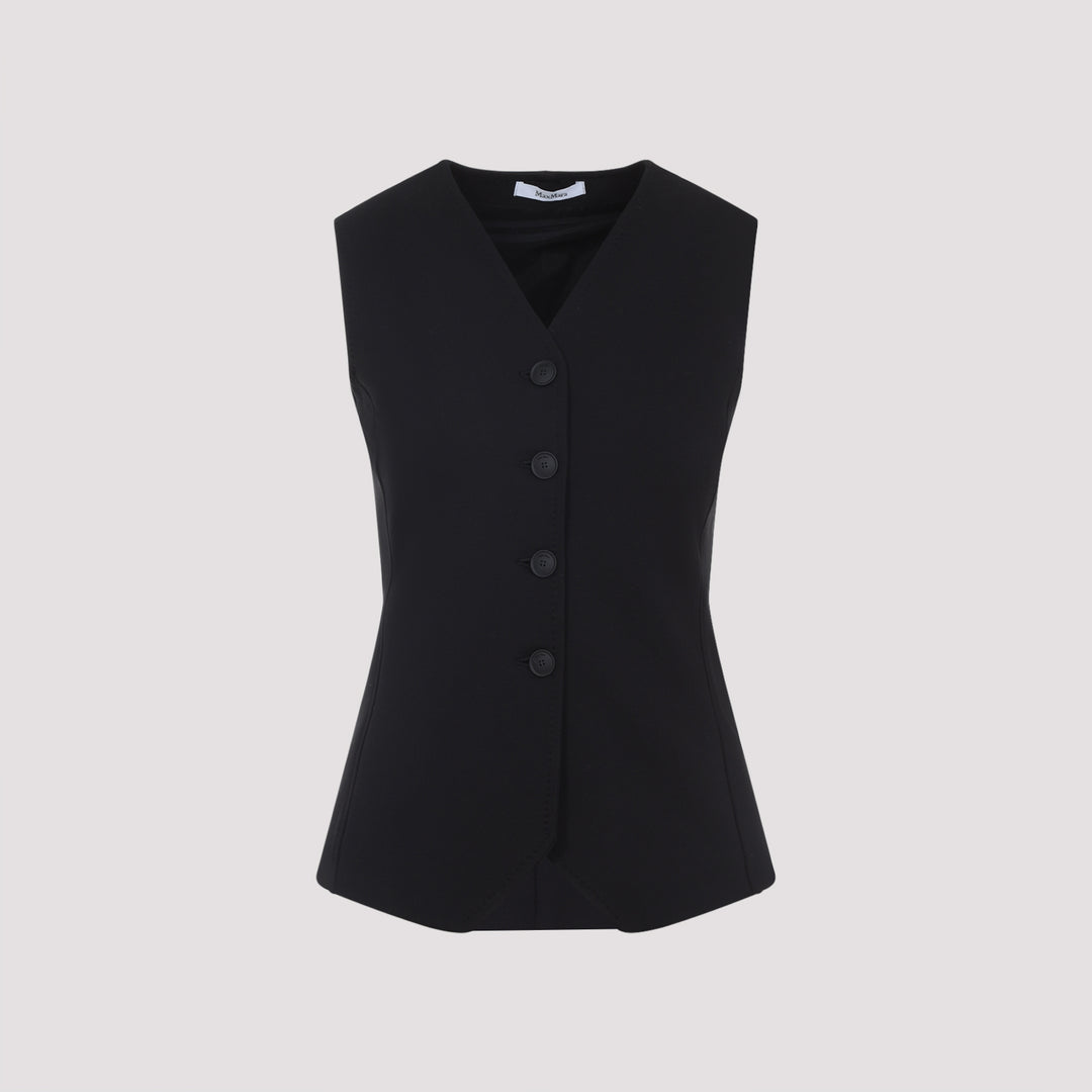 Max Mara Gilet - Black | b0bac2882810bf336b86e6a65474165da646e4c2
