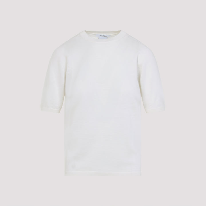 Max Mara Round neck - White | 4c98655d3c0b838a5b446571b5dd2bfa98cc072d