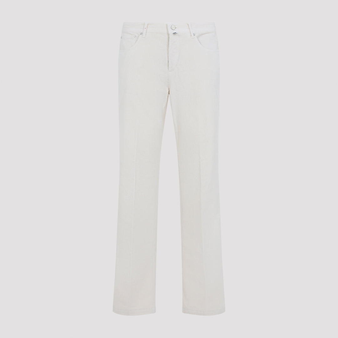 Kiton Regular & straight leg - White | c9231bf93a4e8c1af330ac93d813d2af67fb4353