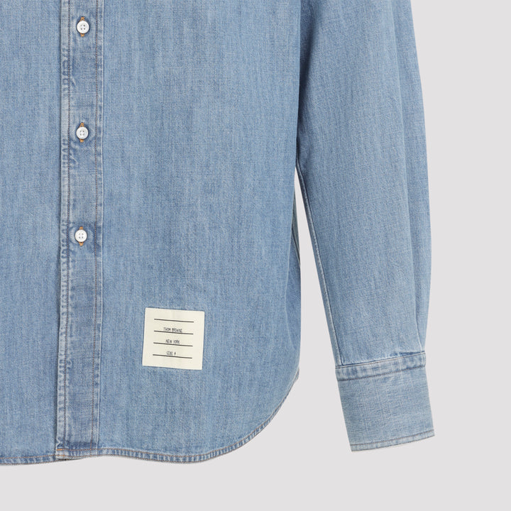 Thom Browne Shirts - Blue | 43601e97a9e294ceeb8cc6768f30120a8c76ff35