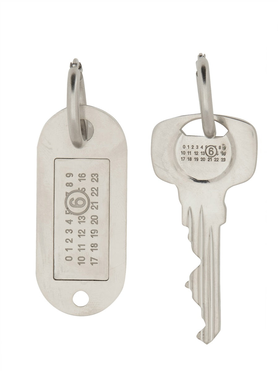 MM6 Maison Margiela Earrings - Silver | Wanan Luxury