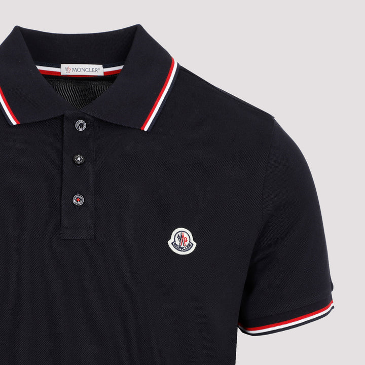 Moncler Polo - Blue | 6c10ad62a91e9a059fdea68ed5ae43037cb50454