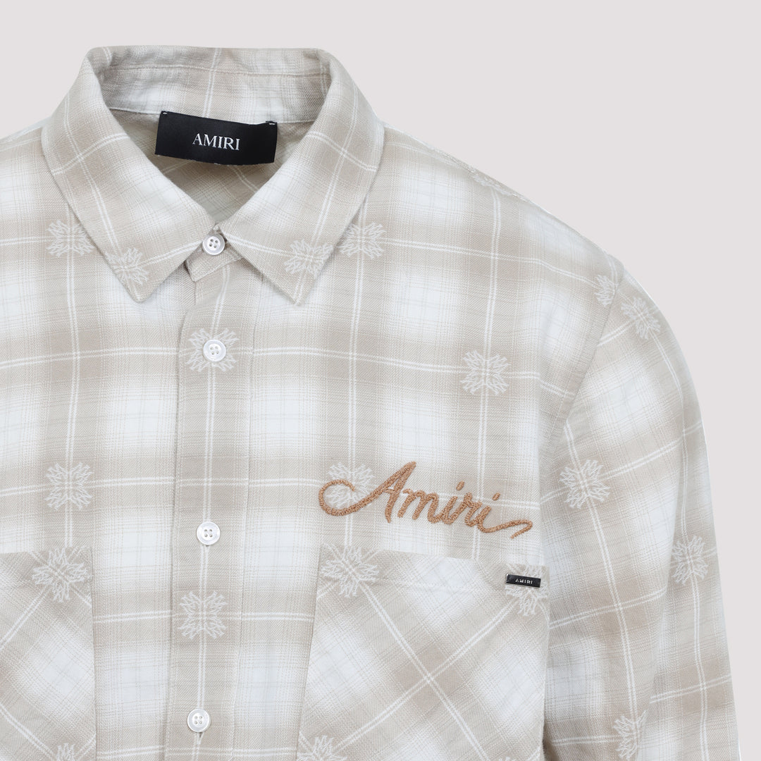 Amiri Shirts - Nude & Neutrals | 4267de229d913680ad98b949271bb76a27e3f916