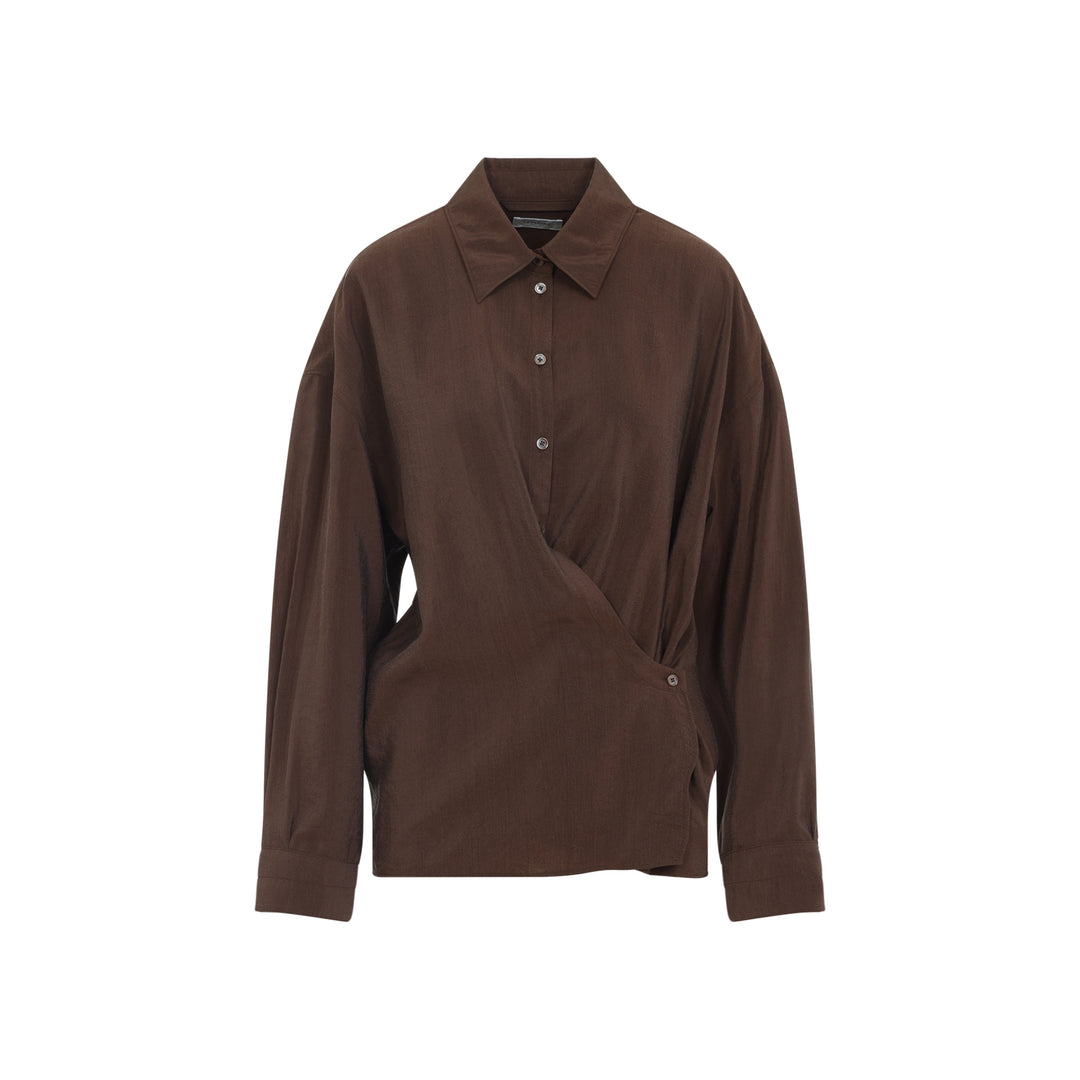 Lemaire Shirts - Brown | 44d231d2ecf9da828e9dd590805d2078ef86ff10
