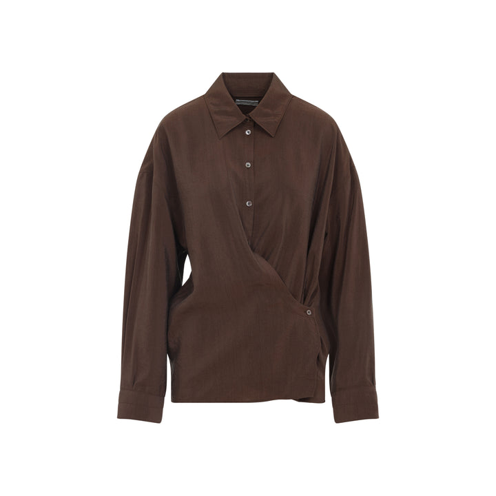 Lemaire Shirts - Brown | 44d231d2ecf9da828e9dd590805d2078ef86ff10