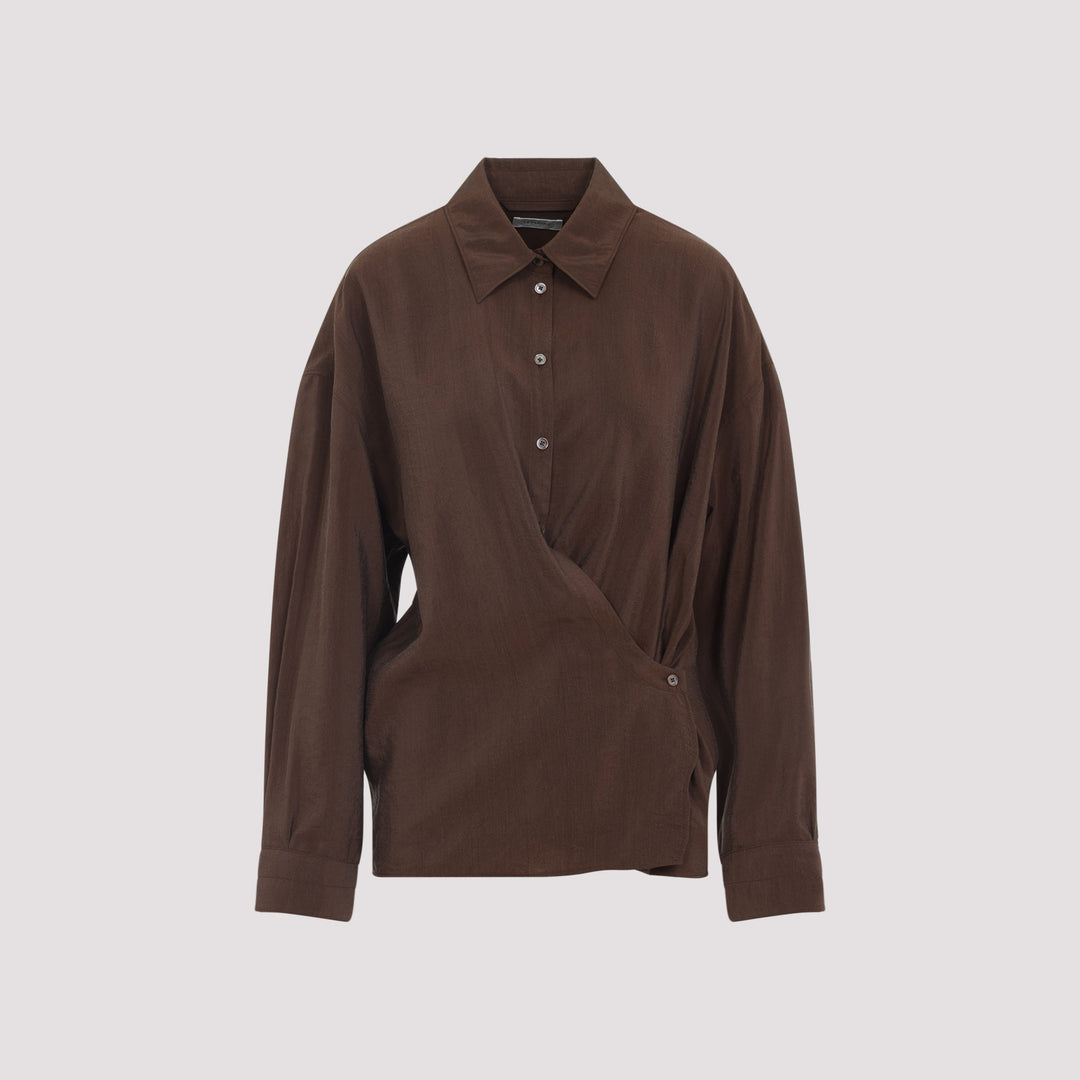Lemaire Shirts - Brown | d38540cb244542cf9bff00144540c3d89660c532