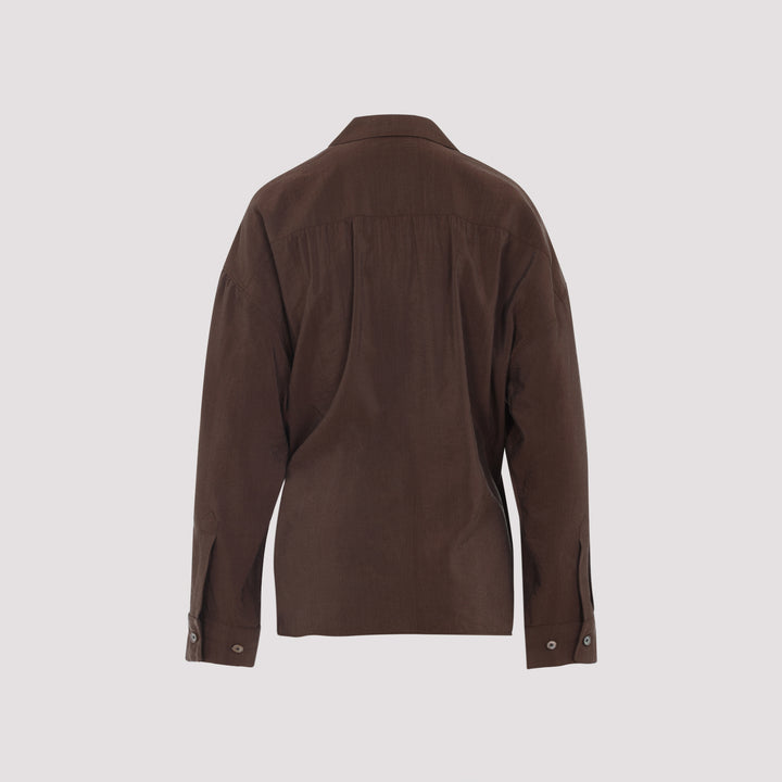 Lemaire Shirts - Brown | 3e802ada0a688227650782072cb65c0a14c91fb7
