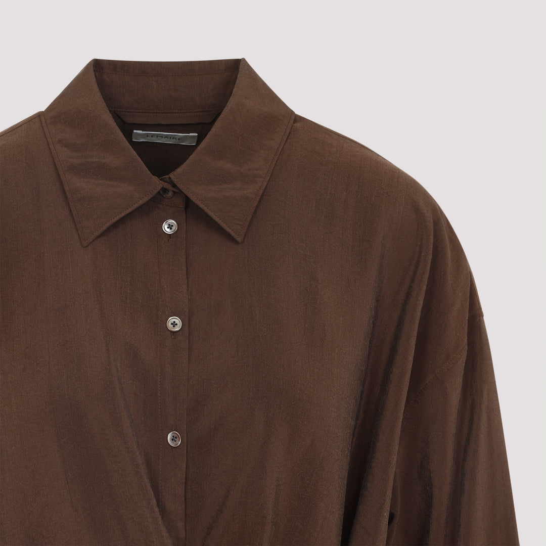 Lemaire Shirts - Brown | 07be7b598dfe6ce8308dca9fdf0292390885cff6