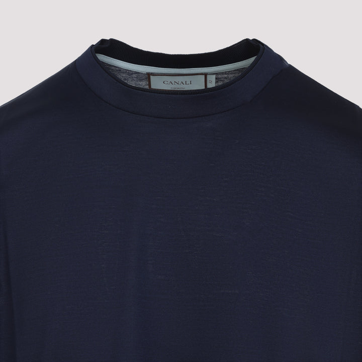 Canali T-shirts - Blue | 30a81957d7c8d7d5ac83fe7711be7870bffac8dd