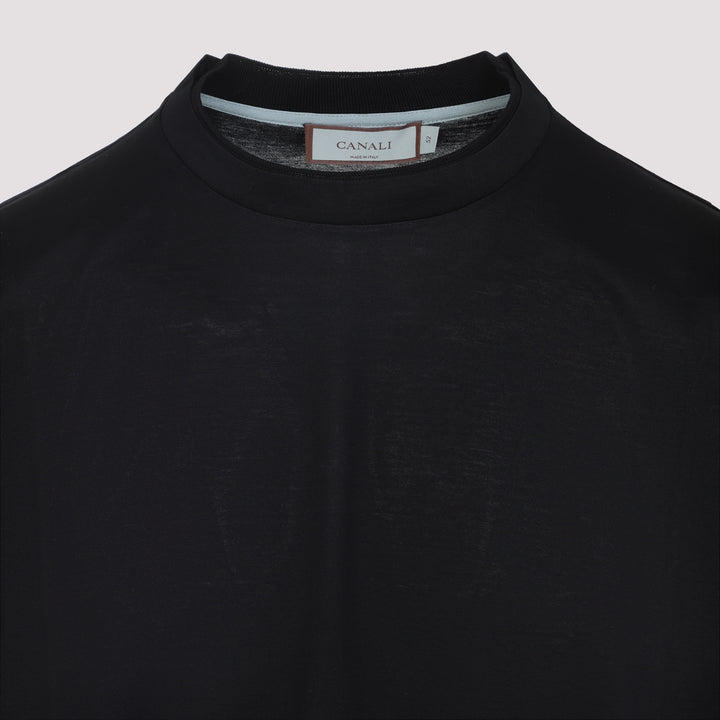 Canali T-shirts - Black | 5caba6fe307d70dd6d37f47c2d74531567334d7c