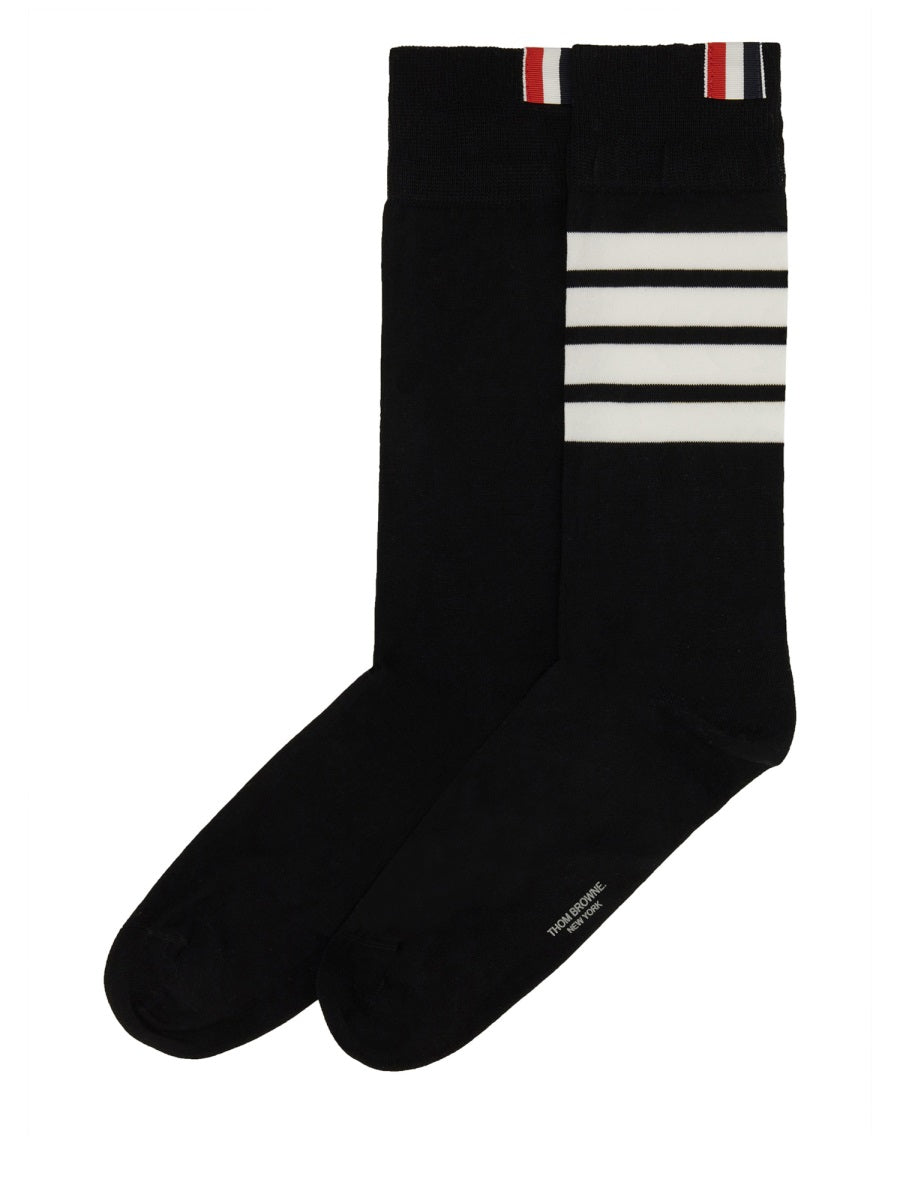 Thom Browne Socks - Black | Wanan Luxury