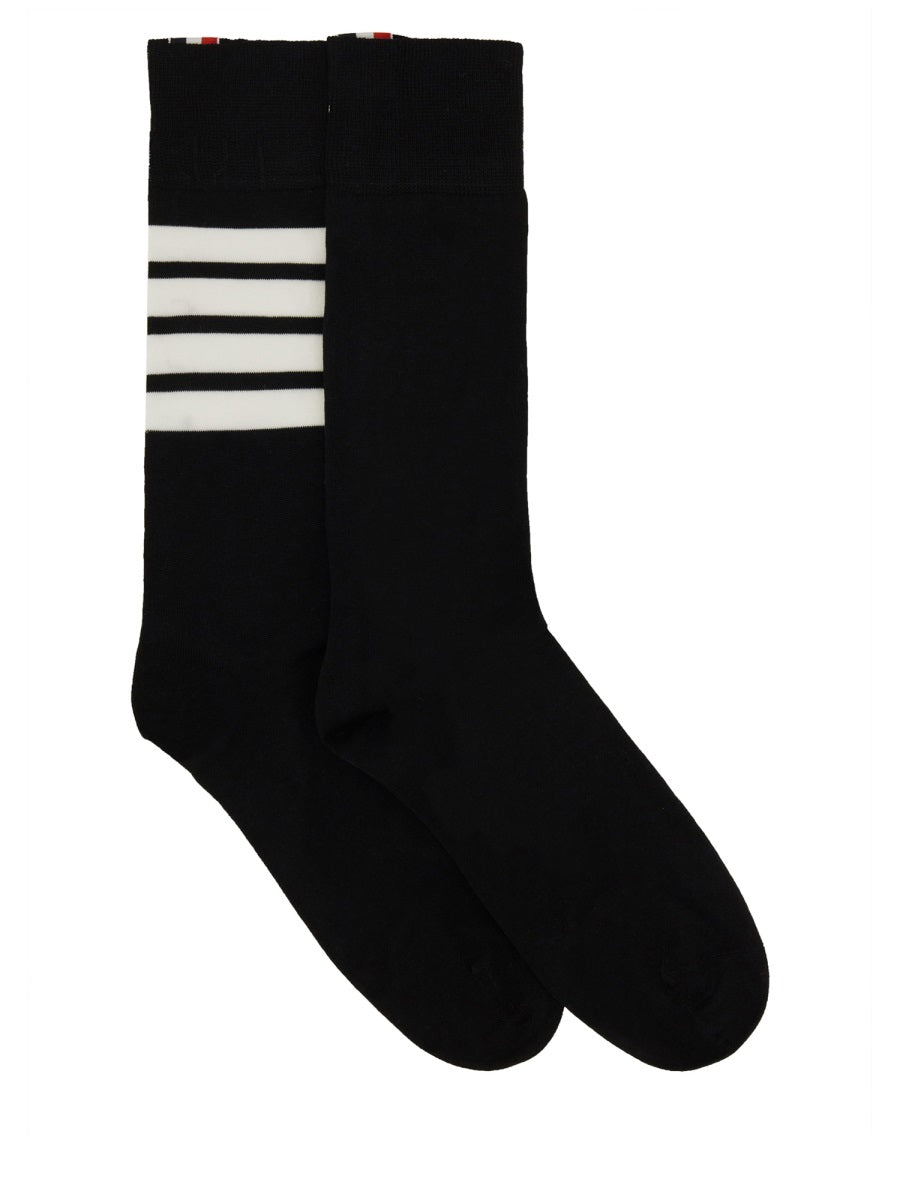 Thom Browne Socks - Black | Wanan Luxury