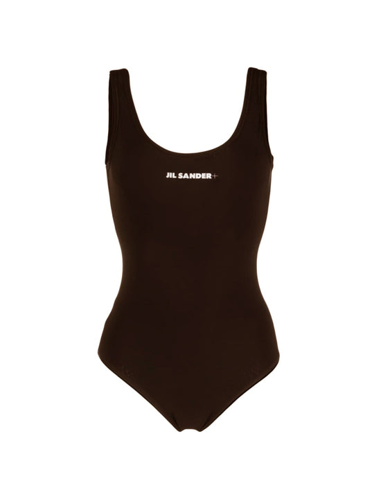 One Piece Swimsuit With Logo