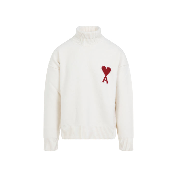 Ami Sweater - White | 4012429dd4eb742d8fff3822d0c19e5446034ed5
