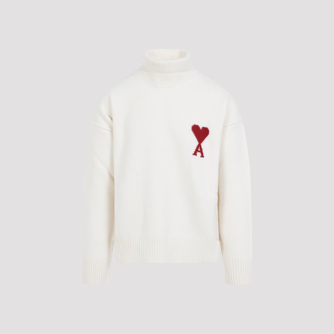 Ami Sweater - White | b064acf16a6f43780a328462f9a50150a7ff3cdb