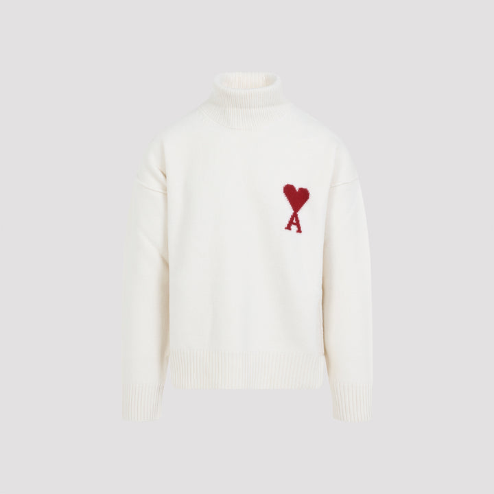 Ami Sweater - White | b064acf16a6f43780a328462f9a50150a7ff3cdb