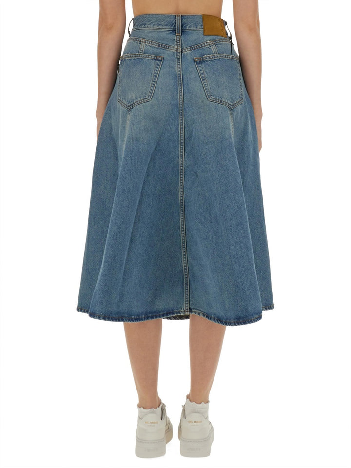 Haikure Skirts - Blue | Wanan Luxury