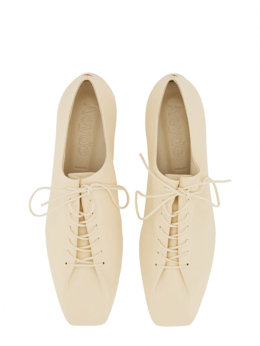Aeyde Flat Shoes - White | Wanan Luxury
