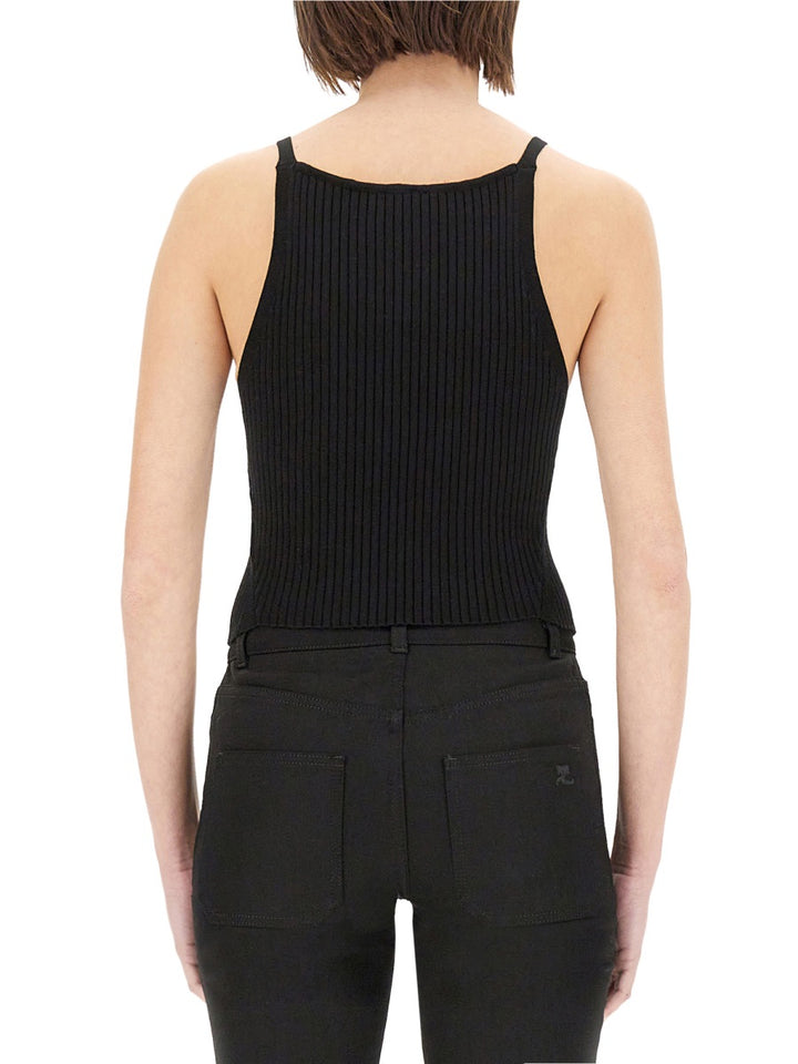 Courrèges Tops - Black | Wanan Luxury