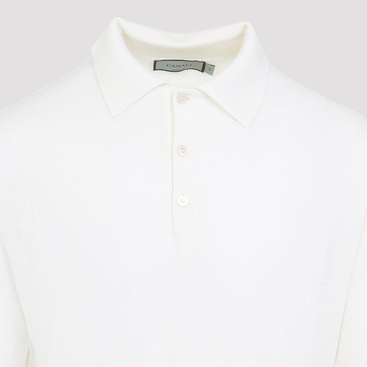 Canali Polo - White | b5ebd9a0cf4cd024e94789e678e0ec6b624c16f0