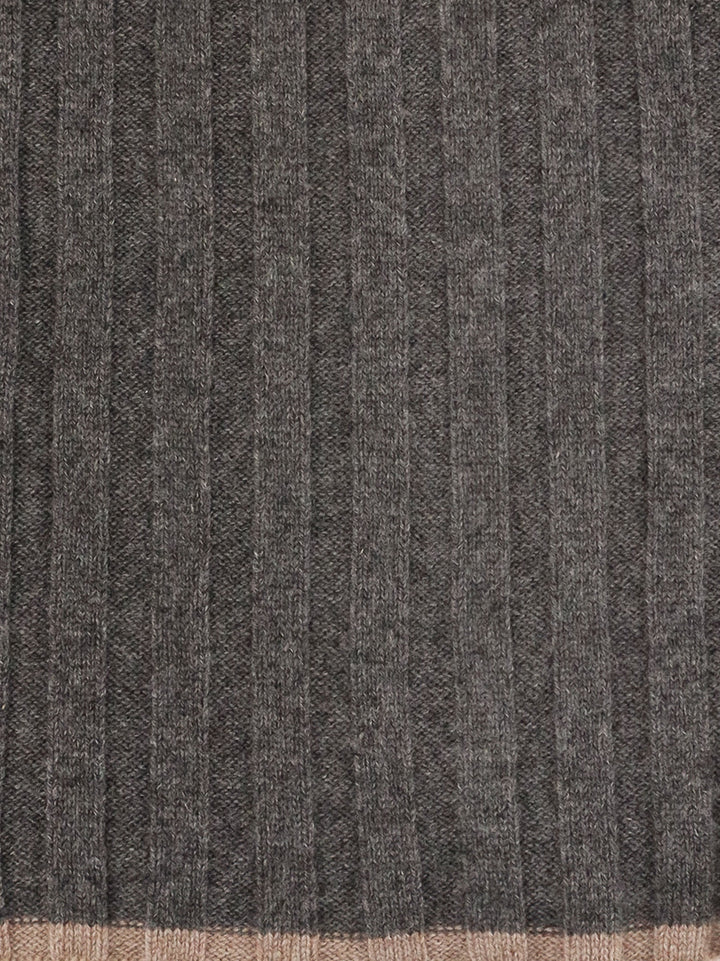 Brunello Cucinelli Scarfs - PIOMBO NOCCIOLA | 5b5853f949501ec61ac6d730a6c22a163dfc4a45