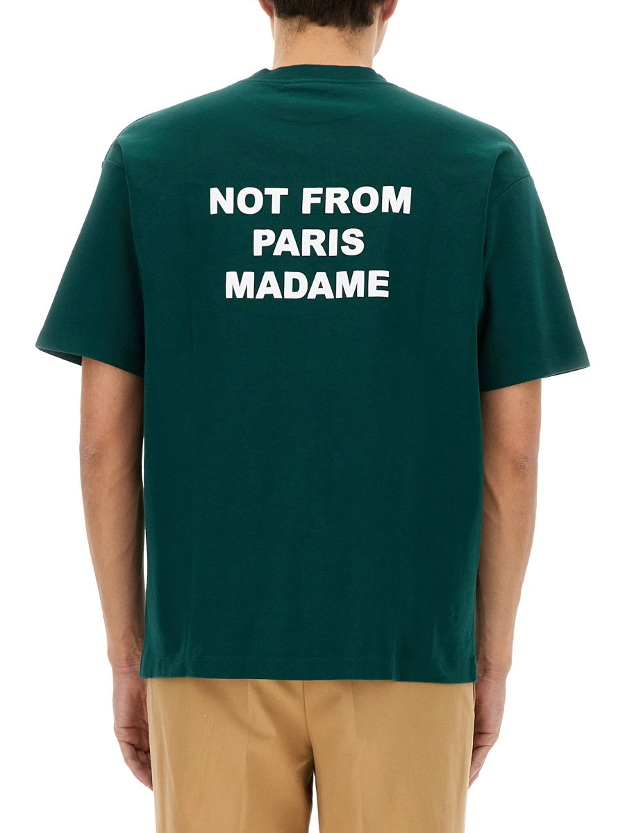 Drôle De Monsieur T shirts - Green | Wanan Luxury