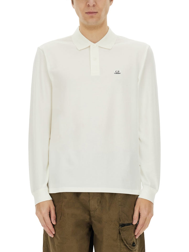 C.P. Company Polo - White | Wanan Luxury