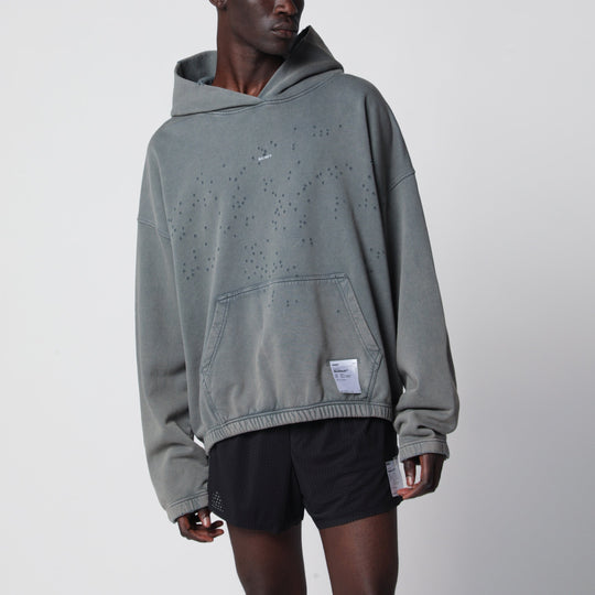 Faded Black Moth Tech Hoodie