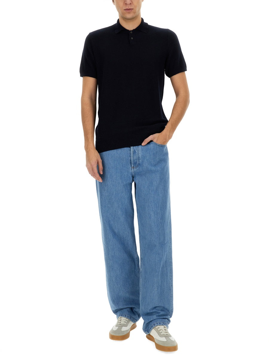 A.P.C. Polo - Blue | Wanan Luxury