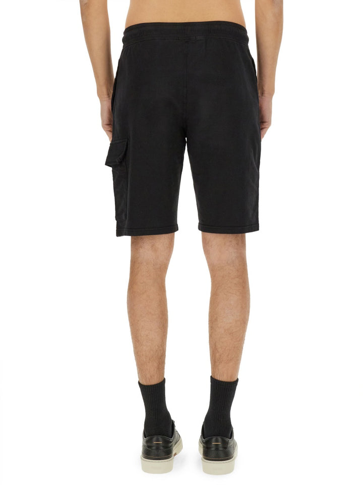 C.P. Company Shorts - Black | Wanan Luxury