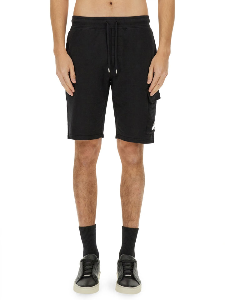 C.P. Company Shorts - Black | Wanan Luxury