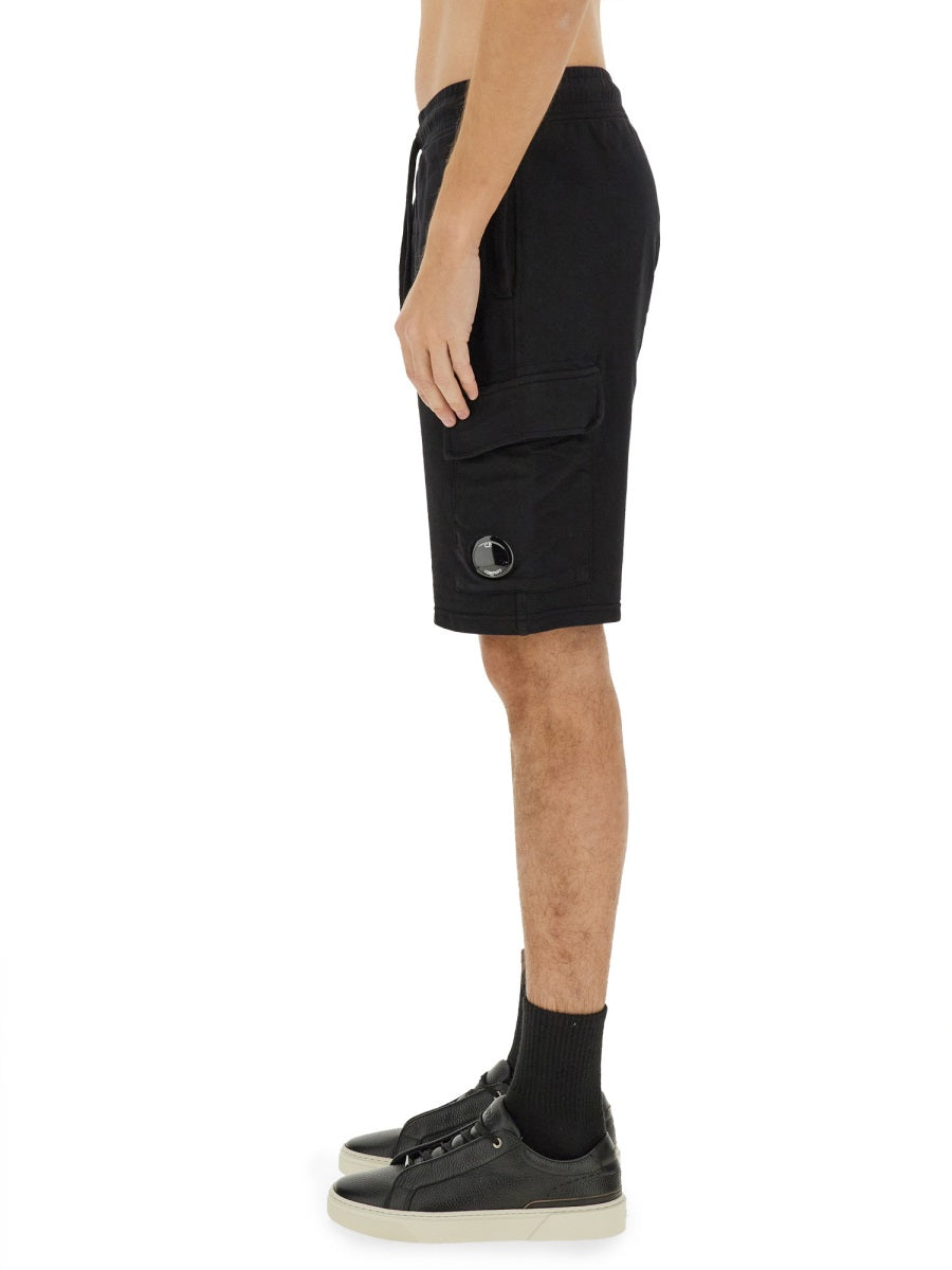 C.P. Company Shorts - Black | Wanan Luxury