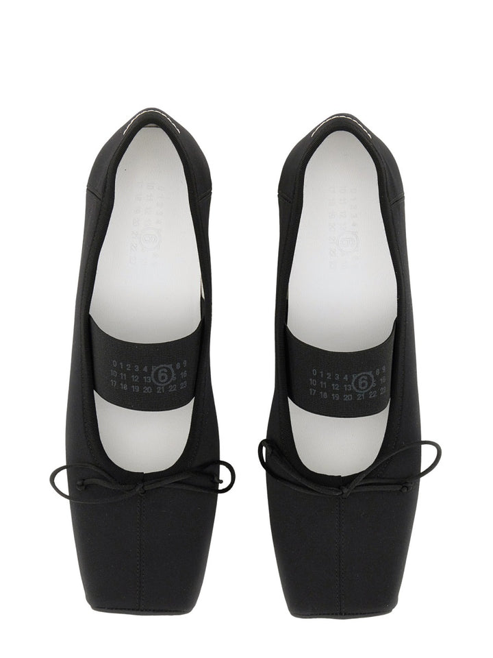 MM6 Maison Margiela Flat Shoes - Black | Wanan Luxury