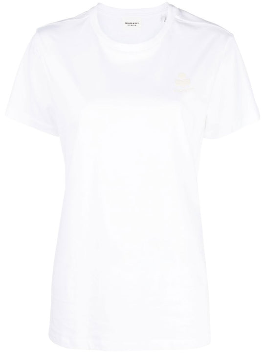 Aby Cotton T-Shirt With Embroidered Logo