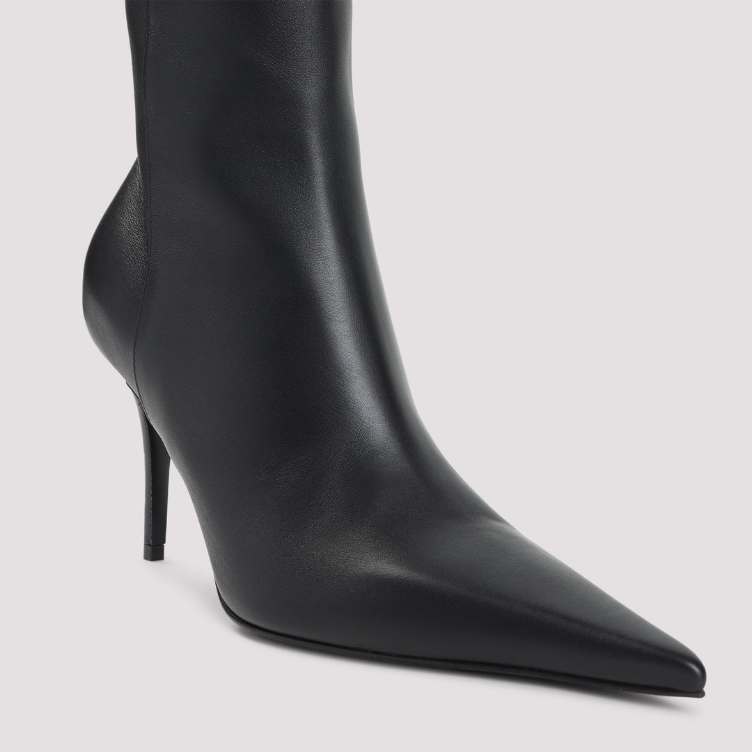 Amina Muaddi Boots - Black | 5d95acc1ca25e905e11065344cd250f1f9450360