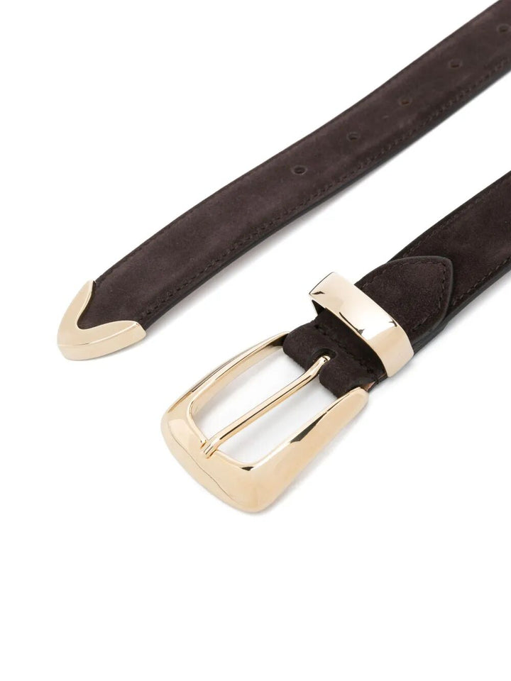 Khaite Belts - Brown | 2604517c798cdcd48da989e4bc4f6abf55b9a59f