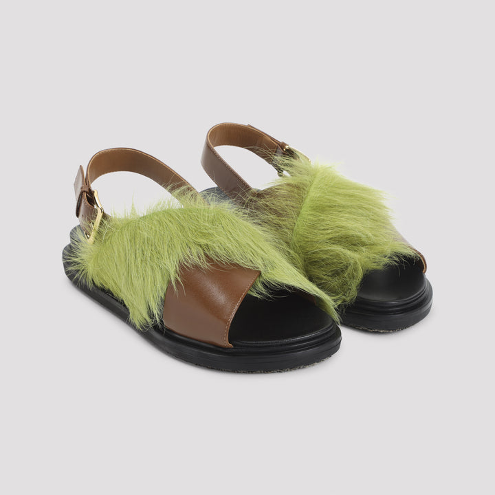 Marni Sandals - Brown | 999324b618b0d04138a2a728369a48747eab01ec