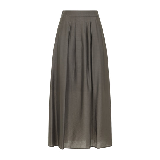 Midi Skirts Brown