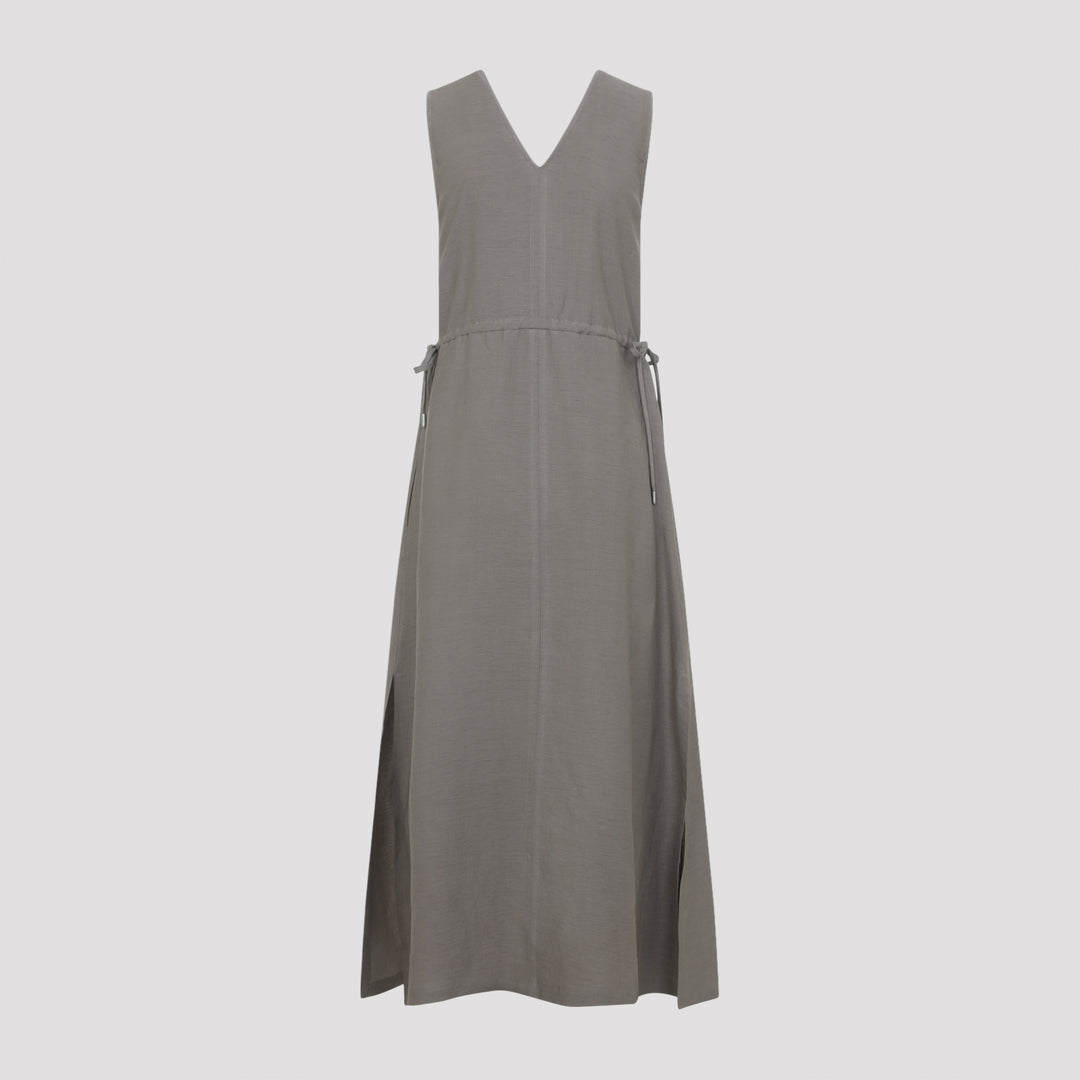 Peserico Midi dresses - Brown | a44b371da498029bc7a49c941521892cb3b59f86