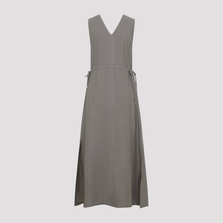 Peserico Midi dresses - Brown | a44b371da498029bc7a49c941521892cb3b59f86