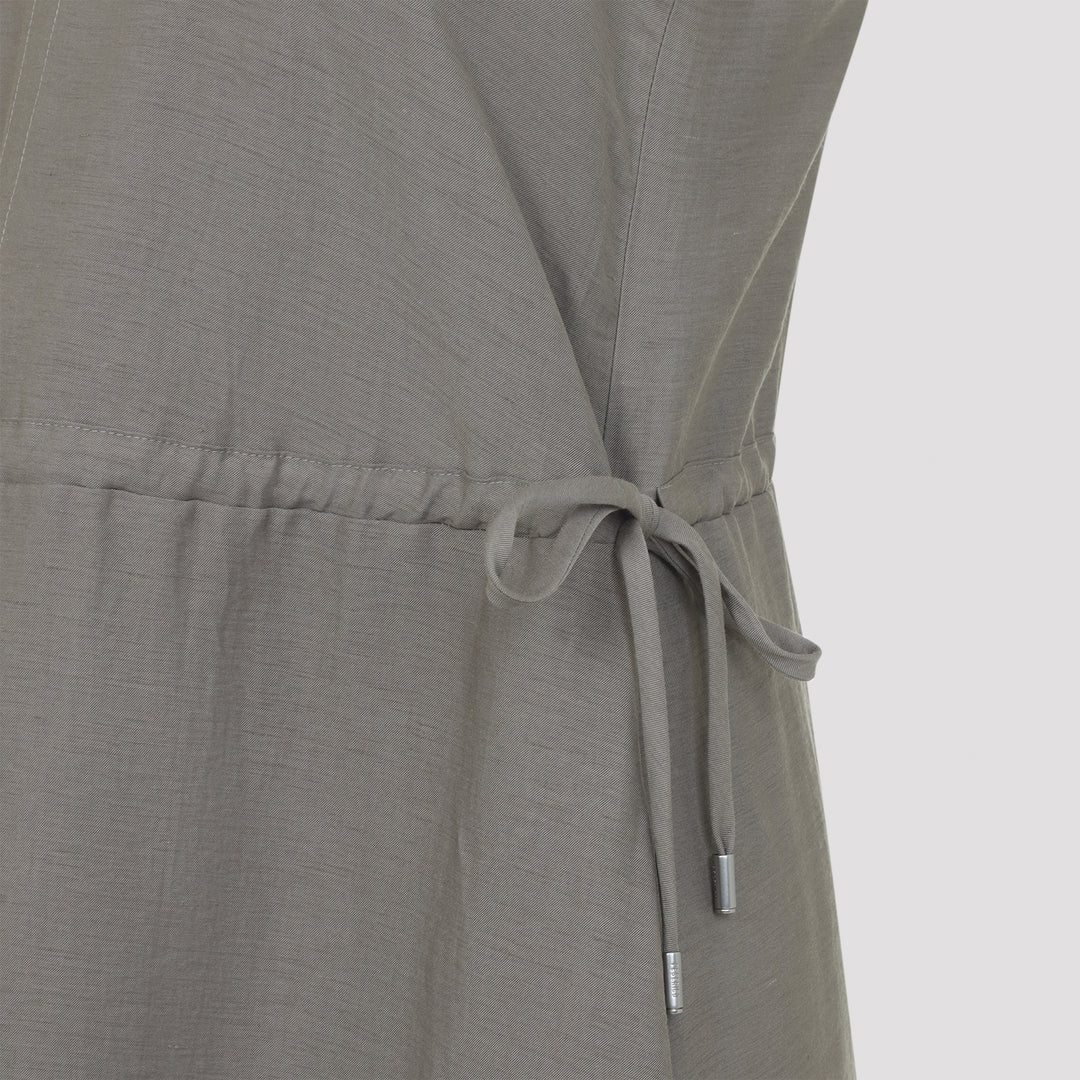 Peserico Midi dresses - Brown | 690d445c5d9572bcc523ba3e6db875576814b5d2