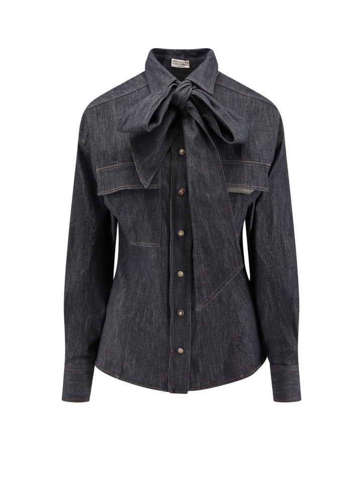 Brunello Cucinelli Shirts - Blue and green | 397c518d9f9d84fba91bef3125dc6ad9b7d46ba5