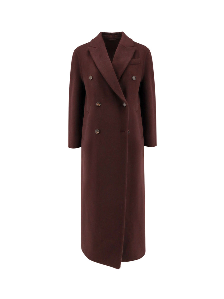 Brunello Cucinelli Coats - Red wine | 4d2268f0665e7ca9969f1116d01567836685833e