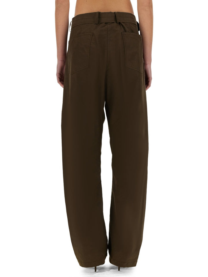 Magda Butrym Pants - Brown | Wanan Luxury