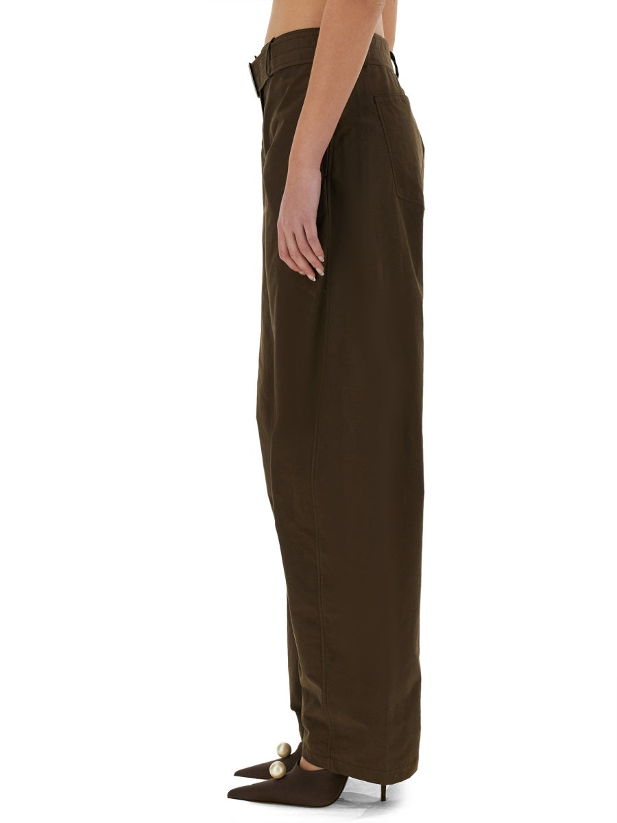 Magda Butrym Pants - Brown | Wanan Luxury