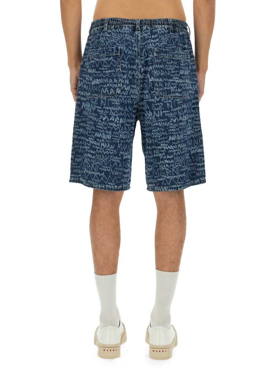Marni Shorts - Blue | Wanan Luxury