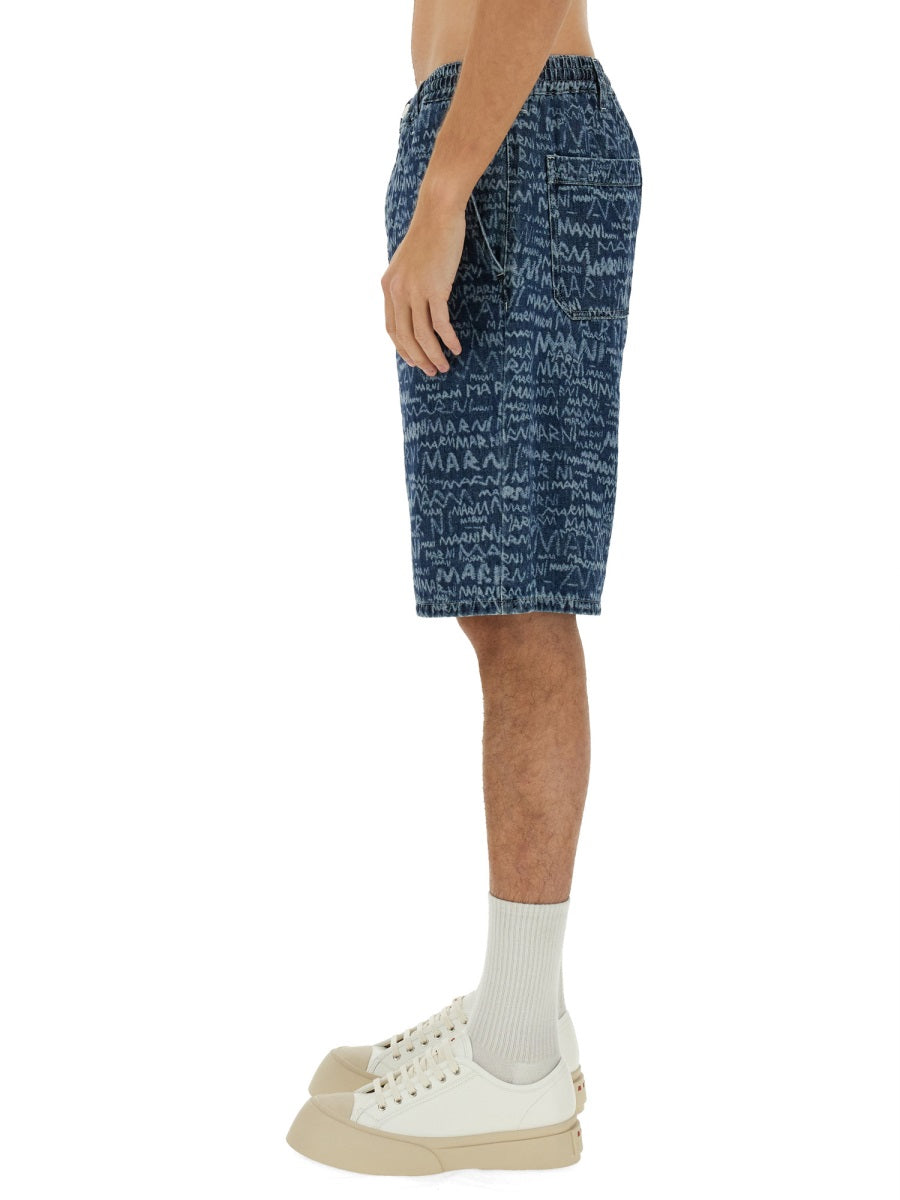 Marni Shorts - Blue | Wanan Luxury