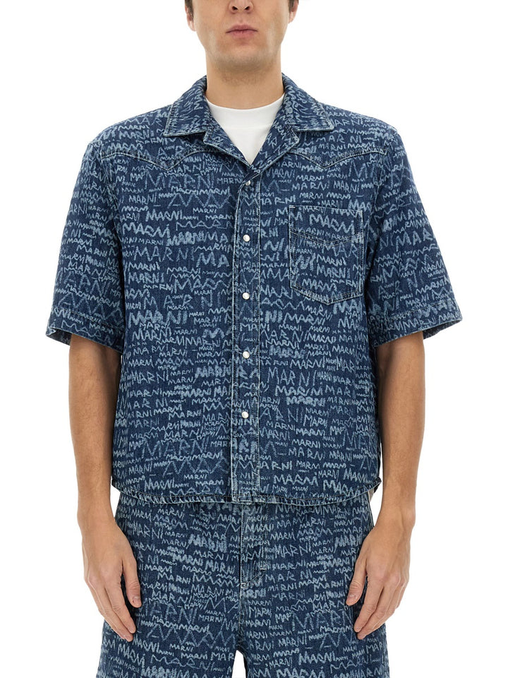 Marni Shirts - Blue | Wanan Luxury