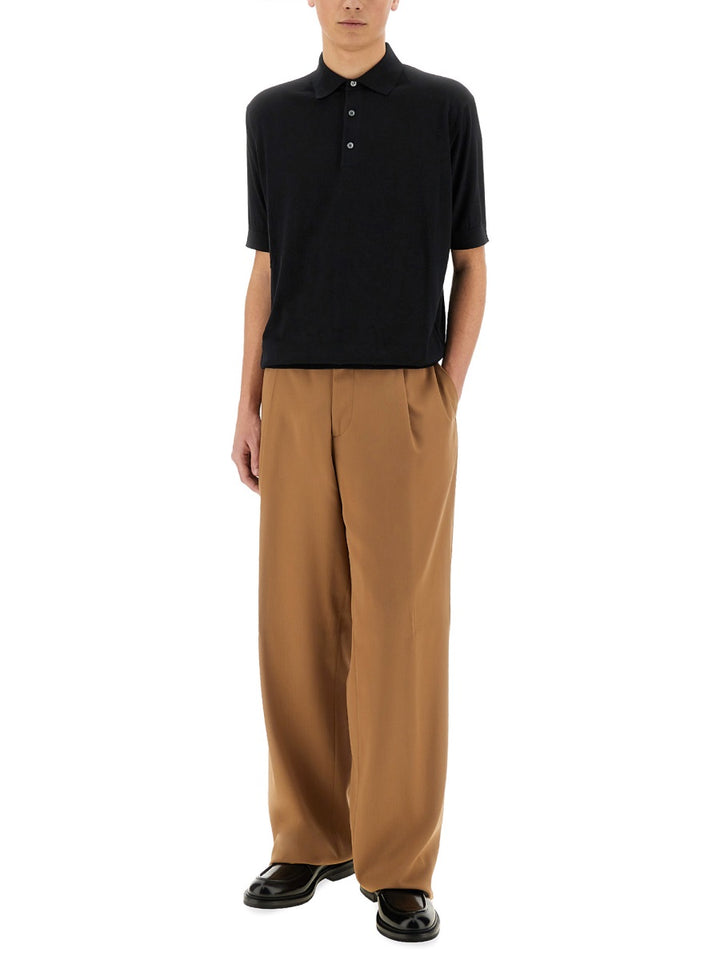 Lardini Polo - Black | Wanan Luxury